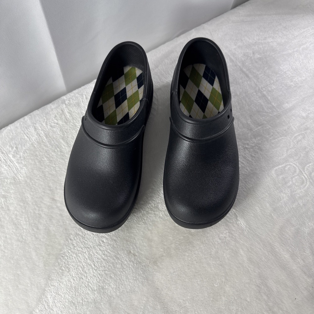 Crocs Women Classic Cushion Solid Black Clogs Sz 9